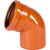 Отвод Ostendorf наружной канализации 110 мм, 67 градусов 220230 