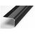 Порог угловой алюминиевый ЛУКА (5 шт, 54х41,8 мм, 2,7 м, декоративный, Черный) УТ000023382 