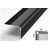 Порог угловой алюминиевый ЛУКА (5 шт, 54х41,8 мм, 2,7 м, декоративный, Черный) УТ000023382 – изображение 2