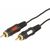 Шнур REXANT Стерео 3,5 мм - 2 RCA, длина 1,5 метра 17-4232 