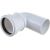 Отвод для бесшумной канализации ПОЛИТЭК из ПП, диаметр 50х87.5 градусов 100005087 