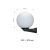 Уличный светильник-шар с датчиком движения APEYRON, 200мм НБУ21-60-201 – изображение 3