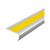 Алюминиевый профиль с противоскользящей лентой Mehlhose GmbH цвет желтый ATM1GF2 