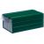 Пластиковый короб СТЕЛЛА-ТЕХНИК 140х250х100мм, С-2-зеленый-прозрачный 