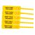 Номерная пломба для опечатывания REXANT пластиковая 255 мм желтая 50 шт 07-6122 – изображение 2