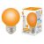 Декоративная светодиодная лампа Volpe LED-G45-1W/ORANGE/E27/FR/С UL-00005650 