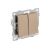 Механизм выключателя GUSI ELECTRIC Ugra 2кл., СУ, 10А, 250В, шампань С11В2-027 