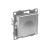 Механизм розетки GUSI ELECTRIC Ugra 1-ой с/з с з/ш и крышкой, СУ, 16А, 250В, серебро С11Р91-004 – изображение 2