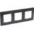 Рамка Legrand 3-м Etika антрацит Leg 672583 1066969 – изображение 2