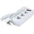 Сетевой фильтр ExeGate SP-3-3W 3евро с заземлением 3м защита от перегрузки выключатель с подсветкой белый 221181 – изображение 3