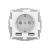 Розетка 16А с 2 USB A+A Schneider Electric AtlasDesign Белый 5В/2,4А, 2х5В/1,2А ATN000130 