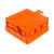 Огнестойкая коробка Экопласт JBL085 E110, о/п 85х85х38, 12 выходов, IP55, 2P, цвет оранжевый 43055HF – изображение 4