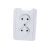 Двойная розетка без заземления, белая Makel Mimoza 12017 
