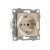 Механизм розетки GUSI ELECTRIC Ugra 1-ой с/з с з/ш, СУ, 16А, 250В, шампань С11Р4-027 – изображение 2
