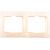 2местная горизонтальная рамка IEK КВАРТА кремовый EMK20-K33-DM 