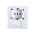 Розетка с заземлением 16A, 250В и выключателем 10А, 250В NE-AD IP20 Белый 1001-A – изображение 5