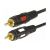 Шнур REXANT 2 RCA - 2 RCA, длина 1,5 метра, черный 17-0143 