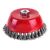 Кордщетка чашечная для УШМ (витая жесткая) 150 мм Профессионал 9633 