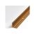 Порог угловой внутренний алюминиевый (20х20 мм; 0.9 м; декоративный; орех) Лука 00000001752 