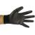 Полиэстеровые перчатки с полиуретановым покрытием Delta Plus цвет черный, р. 7 VE702PN07 