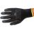 Полиэстеровые перчатки с полиуретановым покрытием Delta Plus цвет черный, р. 7 VE702PN07 – изображение 4