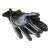 Полиэстеровые перчатки с полиуретановым покрытием Delta Plus цвет черный, р. 7 VE702PN07 – изображение 5