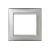 Одноместная рамка, алюминий/серебряный штрих Legrand Valena 770351 