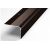 Порог угловой алюминиевый ЛУКА (5 шт, 54х41,8 мм, 2,7 м, декоративный, Дуб венге) УТ000023402 