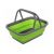 Пластиковая складная корзина BRADEX с 2 ручками 9л, зеленая TD 0532 