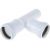 Канализационный тройник RTP D 32х32 мм, 87 град, белый 27532 – изображение 3