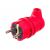 Угловая вилка AY-KA каучук с заземлением 16А IP44 красная 5511201 – изображение 3
