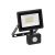 Светодиодный прожектор IEK СДО 06-30Д, черный, с датчиком движения, IP54, 6500K LPDO602-30-65-K02 