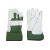 Комбинированные кожаные перчатки с усилением ладони Jeta Safety Sigmar Max, серый/зеленый, р.XL JSL-401-10/XL 