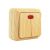 Двухклавишный выключатель Jilion с подсветкой дуб 9533468 – изображение 2