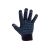 Хлопчатобумажные перчатки DolleX, с ПВХ, 4 нитки, упаковка 200 пар, черные, 200PVX-4B 