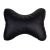 Подушка на подголовник SKYWAY 30х21 см, искусственная кожа, черная S08001011 