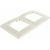 Рамка для розеток и выключателей ЭРА Серия 12 на 2 поста, Сатин, слоновая кость Б0052510 – изображение 3