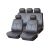 Чехлы для автомобильных сидений KRAFT STYLE универсальные, экокожа, серые KT 835626 
