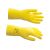 Латексные многоразовые перчатки HQ Profiline, желтые, р-р XL 73590 
