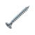 Потайной универсальный шуруп Метизный двор 4,0x30, оцинкованный, 500 шт. 4690441022004 