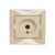 Телевизионная розетка LEZARD MIRA проходная крем со вставкой 701-0303-129 