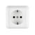 Розетка TANGO с заземлением белый открытой проводки 16А, 250В 3/ 10/ 200 1007261 