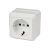 Розетка TANGO с заземлением белый открытой проводки 16А, 250В 3/ 10/ 200 1007261 – изображение 2
