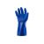 Защитные химические перчатки с покрытием из ПВХ Jeta Safety, синие, размер XXL/11, JP711 – изображение 4