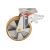 Колесо с вращающейся опорой, пластиной крепления и задним тормозом (150 мм; 600 кг) Tellure rota 656604 – изображение 3