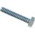 Болт Стройметиз М8х40 DIN 933, класс прочности 8.8, цинк уп. 3 шт 3021651 