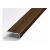 Порог угловой алюминиевый декоративный (40х20 мм, 1,35 м, Венге) ЛУКА УТ000002627 