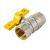 Шаровой кран для газа СТМ ГАЗ 1/2"", г/г, бабочка CGFFB012 – изображение 2