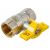 Шаровой кран для газа СТМ ГАЗ 1/2"", г/г, бабочка CGFFB012 – изображение 3