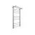 Полотенцесушитель Zox ЛЦ ДУГА-2 100х50, 1 дюйм, полка, 10 перекладин, нижнее подключение B5 535049 